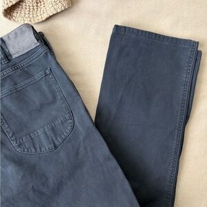 BONOBOS Chino Pants Men 33x32 Blue slim fit casual